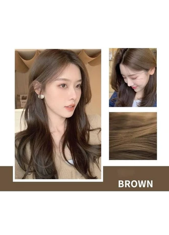 Тимчасова фарба-спрей для волосся коричнева Brown No Brand (386504241)