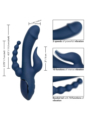 Тройной вибратор CalExotics III Triple Orgasm California Exotic (302509146)