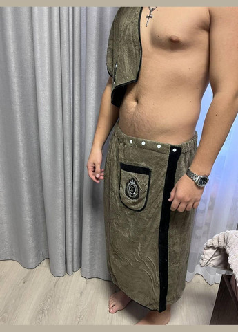 Спідниця-рушник чоловічий для сауни Беж (К0404-5-03) No Brand (323160840)