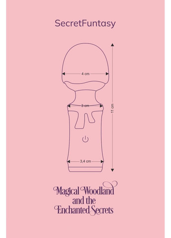 Мінівібромасажер FairyGasm SecretFuntasy blue No Brand (303891934)