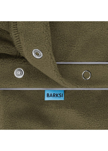 Флисовая кофта для собак TM Textile Оливковая/Черная Barksi (370549623)