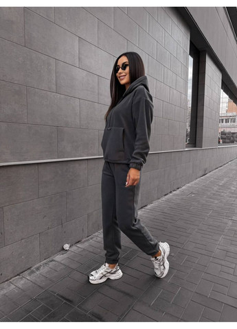 Трендовый теплый флисовый костюм No Brand (361626252)