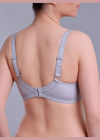 Сірий бюстгальтер 34912 e Diorella з кісточками нейлон, еластан