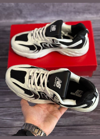 Цветные всесезонные кроссовки Vakko New Balance 530 Black White