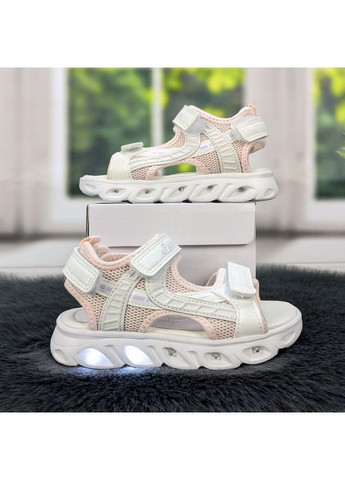 Белые босоножки детские для девочки белые Jong Golf