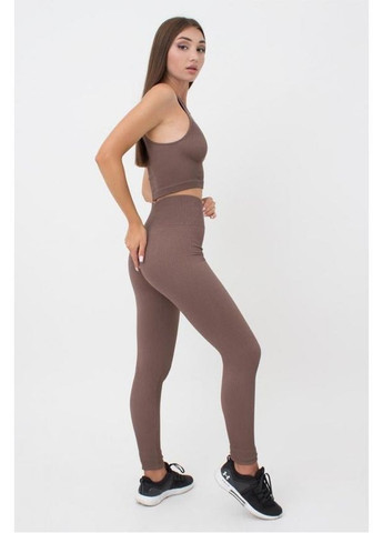 Легінси спортивні в рубчик з моделюючим швом Giulia leggings rib (291876891)