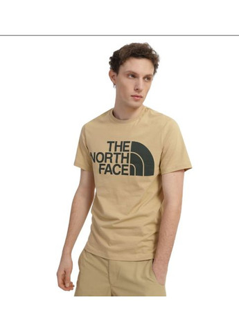 Бежевая футболка north face m standard ss tee The North Face