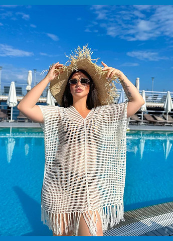 Туника женская пляжная сетка No Brand (334629946)