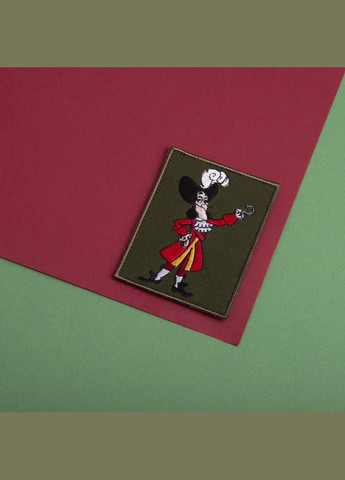 Шеврон на липучці Капітан Крюк 7х9 см вишитий патч нашивка IDEIA (275870338)