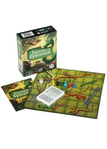 Настільна гра Змійки та драбинки 910398 укр. мовою Arial (304405897)