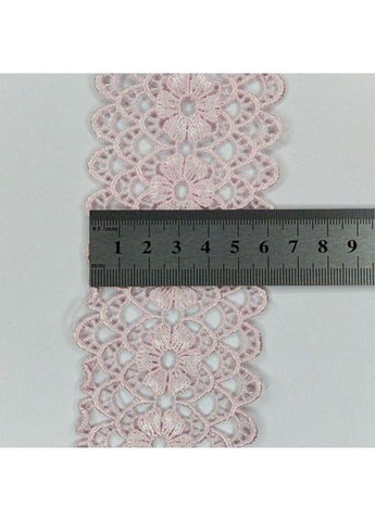 (1 метр) Мереживо макраме Sindtex 6,5 см колір - рожевий (08М-Y11560-7) Plus-plus (352746437)