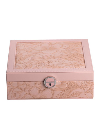 Ящик-органайзер для украшений с замком 25х25х8,5 см, Yiwu (328602953)