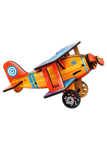 Дитячий дерев'яний 3D конструктор "Турбо планер" Puz-00959, 27 деталей PuzzleOK (370934361)