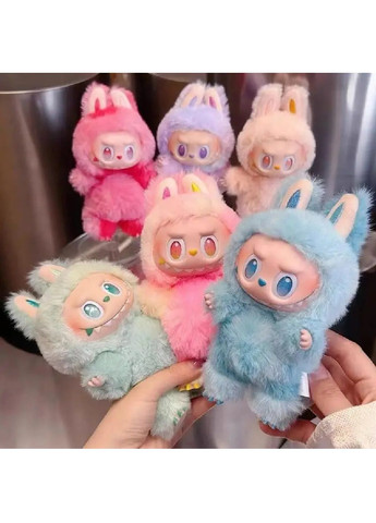 Комплект набір м'яких плюшевих іграшок фігурок брелоків Лабубу з можливістю вибору кольору 6 штук 16 см (480997-Prob) Unbranded (350633535)