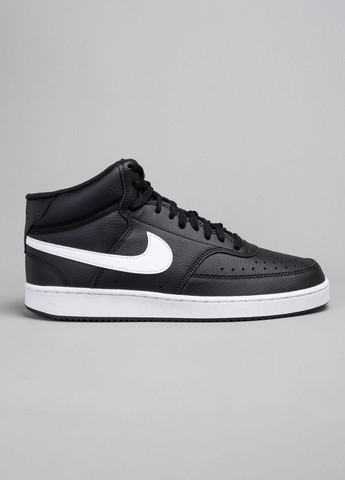 Чорні Осінні кеди чоловічі court vision mid next nature (dn3577-001) 345085 Power