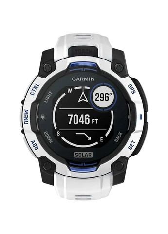 Смарт-годинник Instinct 3 45mm Solar Whitestone with Whitestone Band (010-02934-03) Garmin (370034339)