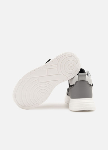 Серые кеды на плоской подошве для мальчика цвет серый цб-00269499 Yuki