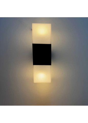 Світильник фасадний QUADRO-2D 2х20Вт E27 ІР44 чорний Violux (365652403)