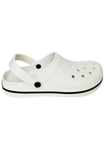 Мужские кроксы сабо закрые белый Dago (316132204)