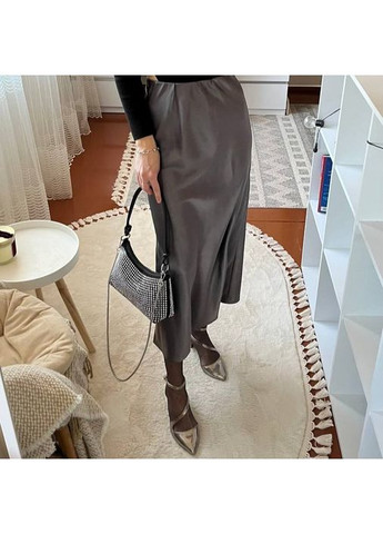 Праздничная сумка-багет в блестках серебряного цвета No Brand (362588096)