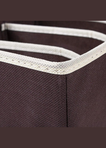 Набір Органайзерів для білизни Коричневий 4 шт No Brand (306554649)