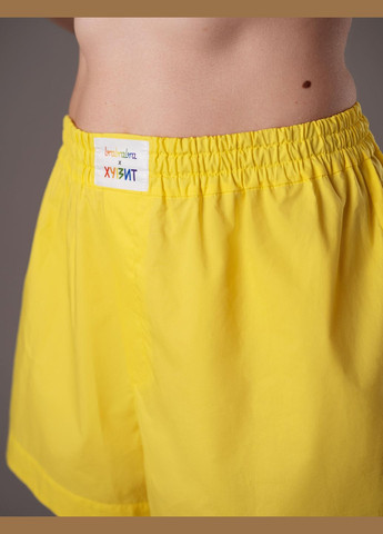 Трусики-шорты SLZ27702010 жёлтые высокая посадка Brabrabra (327415239)