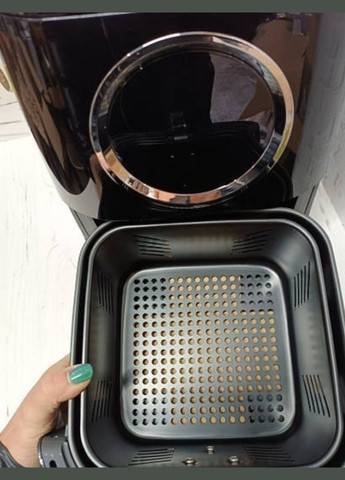 Мультипіч-аерофритюрниця 6820 3.5 л 1400 Вт Чорний Kamille (339672158)