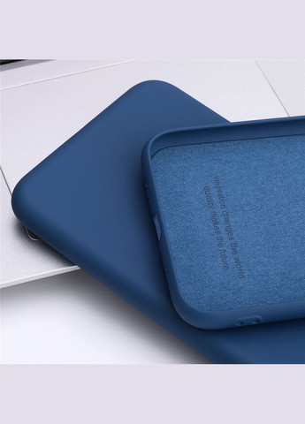 Силиконовый чехол для Poco M4 Pro 5G микрофибра soft touch Xiaomi (322212208)