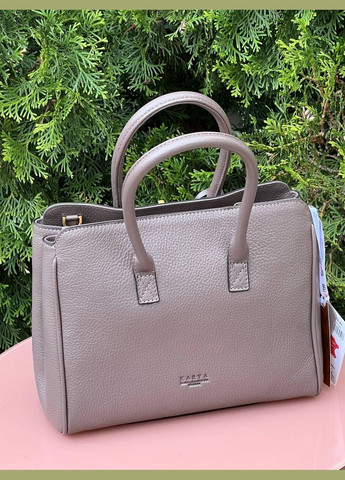 Сумка жіноча натуральна шкіра Туреччина Карія капучино (тауп) Karya (341322963)