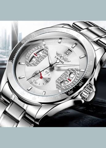 8267 Silver механический сasual, классический Winner (324213877)