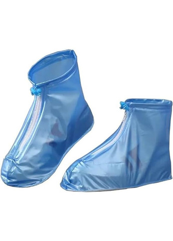 Захисні бахіли-дощовики для взуття, сині Cover for Rain Shoes No Brand (316362494)