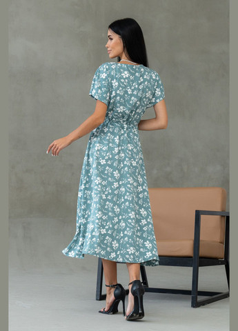 Оливковое деловое, кэжуал, праздничный платье ри мари джослин пл 1521 с пышной юбкой, силуэтная, а-силуэт RiMari