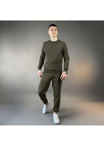 Хакі базовий чоловічий світшот Vakko однотонний без декору (354229908)