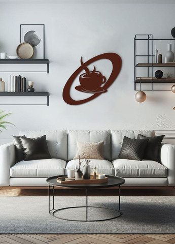 Сучасна картина на кухню, декор в кімнату "Віденська кава", оригінальний подарунок 20х23 см Woodyard (291842765)