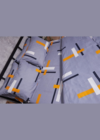 Комплект постельного белья Полисатин Premium полуторный евро 160х220 наволочки 2х40х60 (MS-820002843) Moon&Star marigold (288043911)