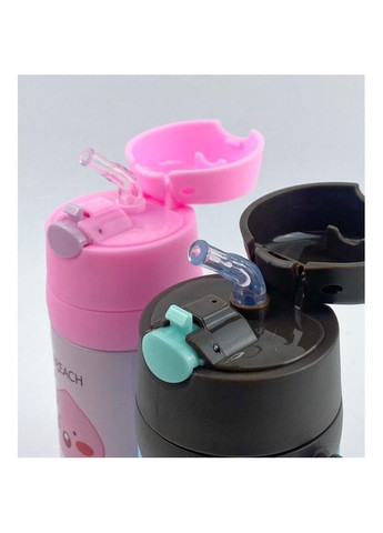 Термос поильник детский с трубочкой и ремешком Blue Rabbit 350 мл Stenson (342098919)