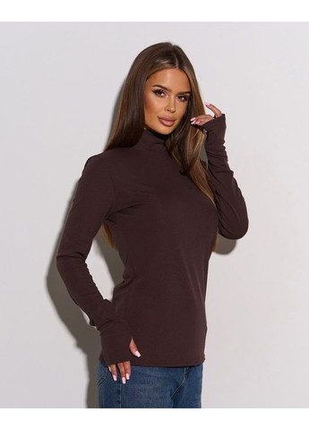 Утепленная водолазка с вырезами для пальцев ISSA PLUS (360978185)