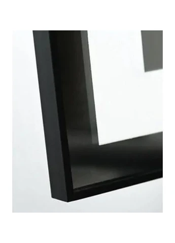 Дзеркало LED DE-M0061S1 Black 80смх65см, підігрів+ годинник/темп Dusel (374676370)