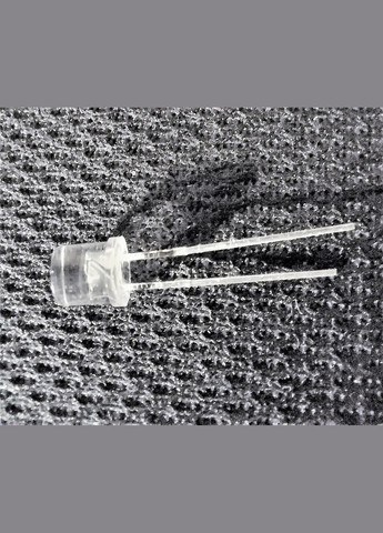 Светодиод белый холодный 5мм (плоская шляпка 120 градусов) 3В Sunlight (301085387)