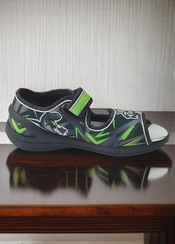 Відкриті ортопедичні капчики тапочки текстильні босоніжки на липучках для хлопчика Waldi (327432048)