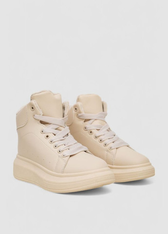 Кроссовки женские зимние на меху Ager 248RA2254 бежевые демисезоны (340052115)