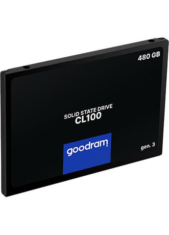 SSD накопичувач CL100 Gen.3 480 GB 2.5" SATA III 3D NAND TLC (SSDPR-CL100-480-G3) Goodram (322907950)