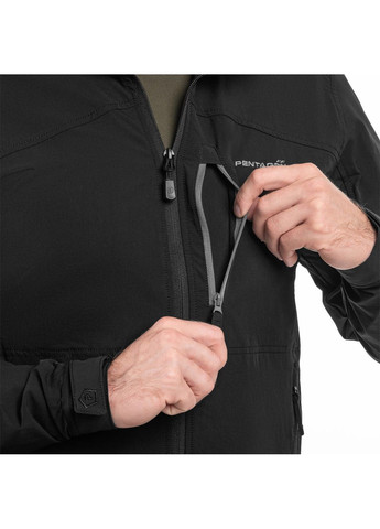 Черная демисезонная куртка pentagon elite light softshell Pentagon Tactical