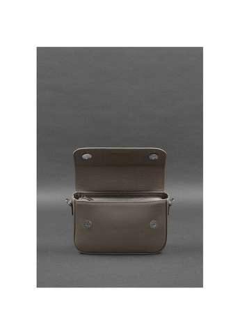 Сумка женская кожаная через плечо Mary темно-Бежевая BlankNote (302008045)