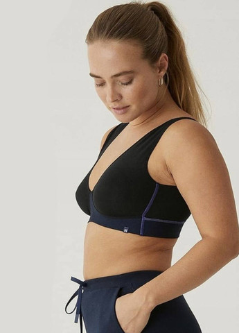 Чёрный бюстгальтер Naturana