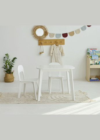 Детский столик и два стульчика для детей 2-4 лет Белый Tatoy (292867415)