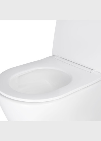 Унітаз підвісний Swan безободковий Ultra Quiet з сидінням Soft-close Qtap QT16335179W (341326557)