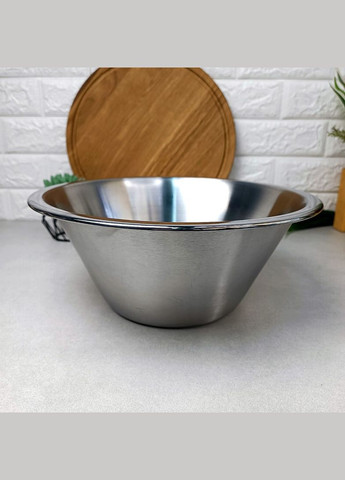 Металлическая конусная миска из нержавеющей стали 18/10 31см 0834 АП A-Plus (304546636)