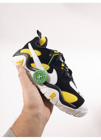 КРОСІВКИ ЖІНОЧІ NIKE AIR BARRAGE BLACK YELLOW НАЙК АІР ФОРС 1 ПРЕМІУМ No Brand чорні демісезони (367174293)