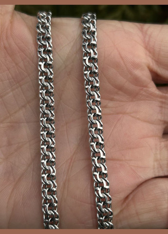 Цепочка серебряная Греческий бисмарк 840ч, 50 размер, розмір No Brand (317577801)